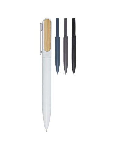 Penna a sfera in alluminio riciclato Blanca (inchiostro nero)