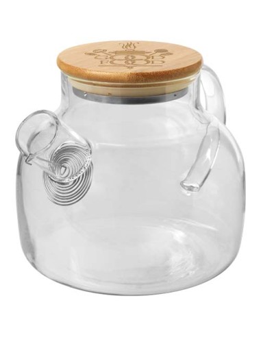 Teiera con colino e coperchio in bambù Zen