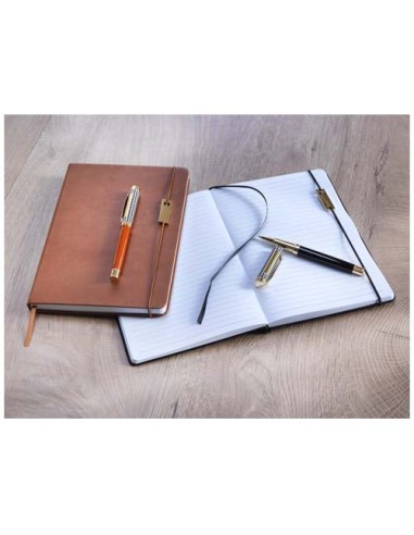 Set penne roller e blocco note in formato A5 Legato (inchiostro blu)