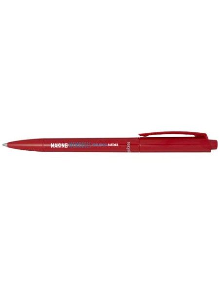 Penna a sfera in plastica riciclata Martha (inchiostro nero)