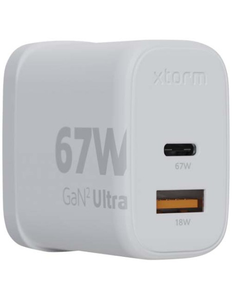 Caricabatterie da parete da 67 W con spina UK Xtorm XEC067G GaN² Ultra 
