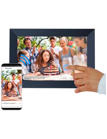Cornice per foto digitali Wi-Fi da 10" Prixton Prado Frameo