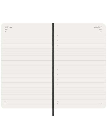 Agenda giornaliera 12 mesi con copertina morbida Moleskine