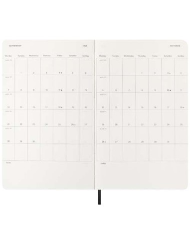 Agenda giornaliera 12 mesi con copertina morbida Moleskine