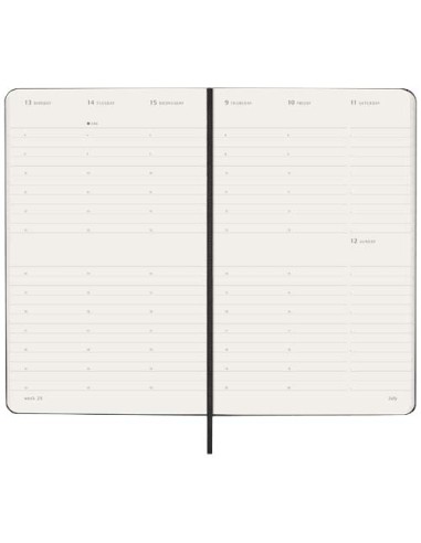 Agenda verticale 12 mesi formato L con copertina rigida Moleskine