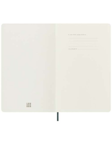 Blocco note con copertina morbida formato L - a righe Moleskine 100% VEGEA® Boa