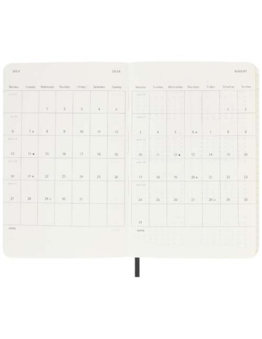 Agenda settimanale tascabile 12 mesi con copertina morbida Moleskine