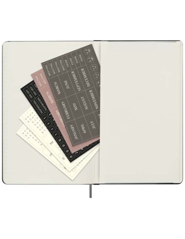 Agenda settimanale formato L con copertina rigida e senza data Moleskine