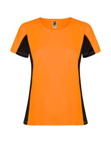 T-shirt sportiva a maniche corte da donna da 140 g/m² Shanghai