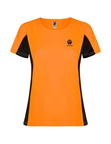 T-shirt sportiva a maniche corte da donna da 140 g/m² Shanghai