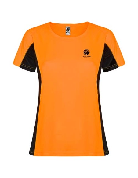 T-shirt sportiva a maniche corte da donna da 140 g/m² Shanghai