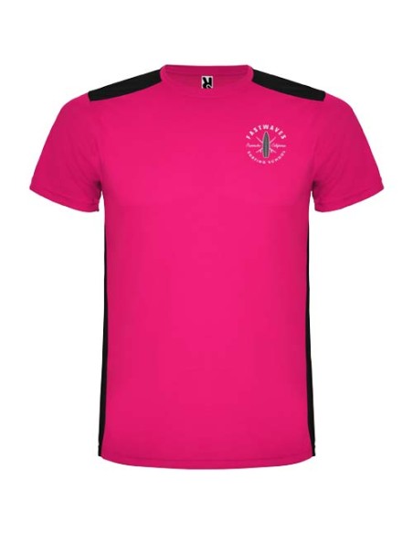T-shirt sportiva a maniche corte da bambino da 130 g/m² Detroit