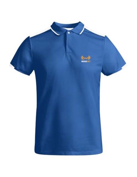 Polo sportiva a maniche corte da bambino da 150 g/m² Tamil