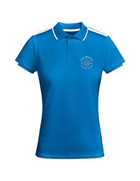 Polo sportiva a maniche corte da donna Tamil