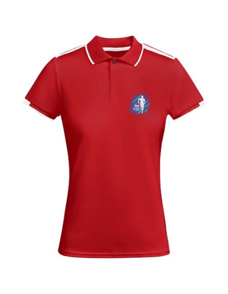 Polo sportiva a maniche corte da donna Tamil