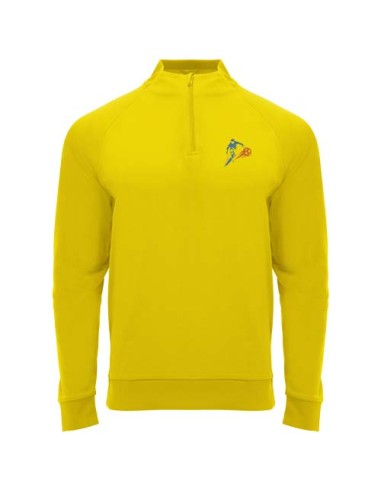 Felpa a maniche lunghe con zip a un quarto unisex da 200 g/m² Epiro