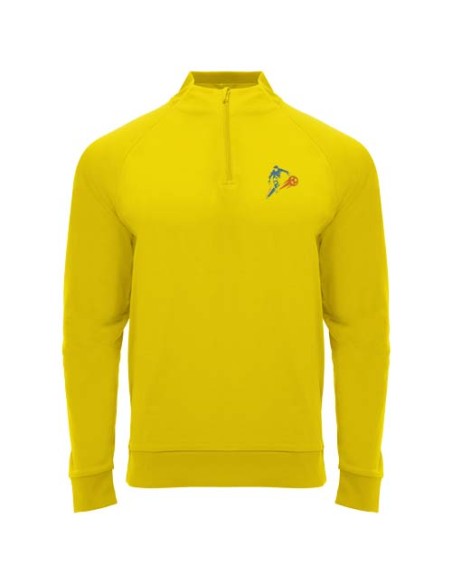 Felpa a maniche lunghe con zip a un quarto unisex da 200 g/m² Epiro