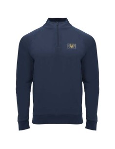 Felpa a maniche lunghe con zip a un quarto unisex Epiro