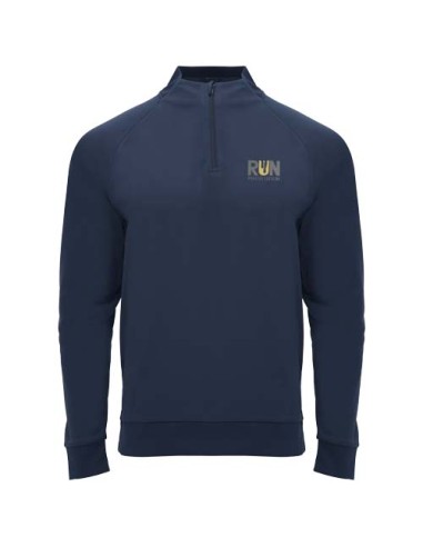 Felpa a maniche lunghe con zip a un quarto unisex da 200 g/m² Epiro