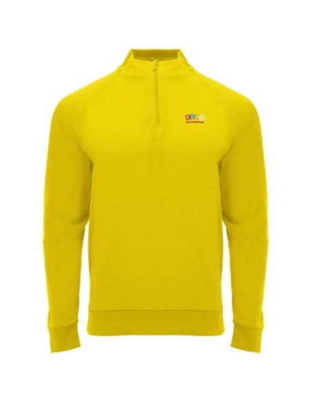 Felpa a maniche lunghe con zip a un quarto da bambino da 200 g/m² Epiro