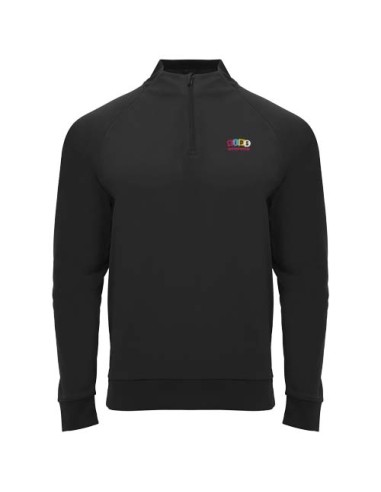 Felpa a maniche lunghe con zip a un quarto da bambino Epiro