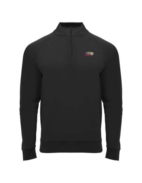 Felpa a maniche lunghe con zip a un quarto da bambino Epiro