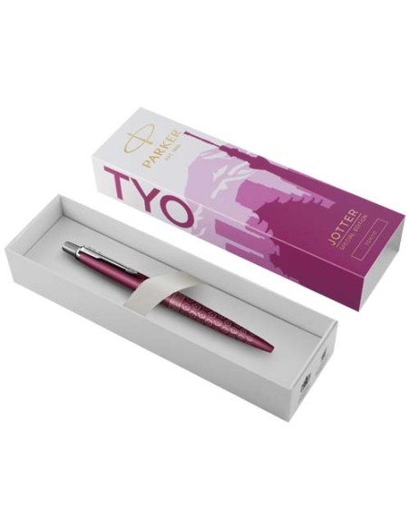 Penna a sfera Parker Jotter SE Global Icons (inchiostro blu)