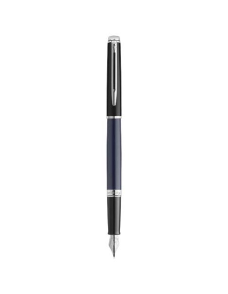 Penna stilografica colorata con finiture in palladio Hemisphere (inchiostro blu)