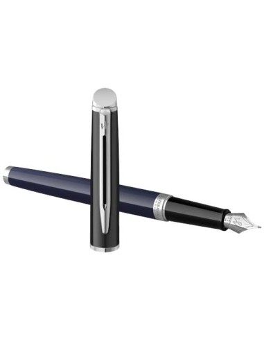 Penna stilografica colorata con finiture in palladio Hemisphere (inchiostro blu)