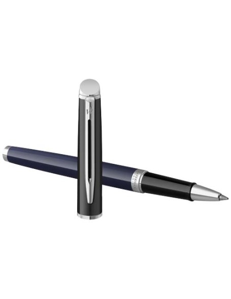 Penna roller colorata con finiture in palladio Hemisphere (inchiostro nero)