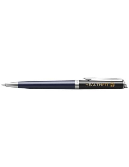 Penna a sfera colorata con finiture in palladio Hemisphere (inchiostro blu)