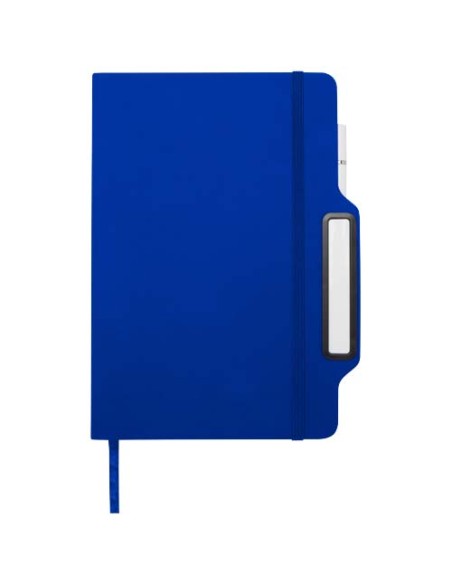 Blocco note formato A5 con copertina rigida e combinazione di penna e matita Nexus