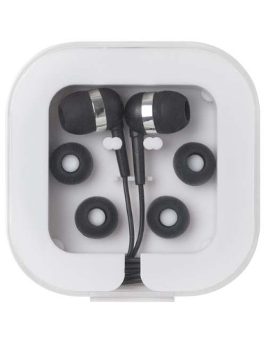 Auricolari tipo C cablati con astuccio in plastica riciclata Dofida