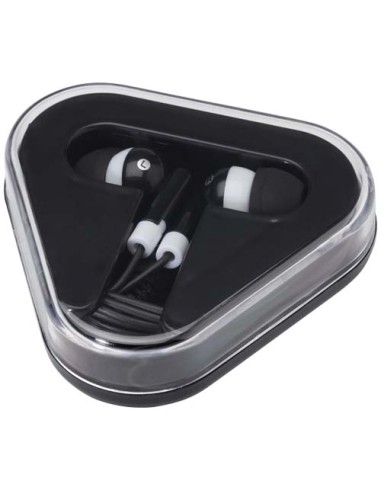 Auricolari con astuccio in plastica riciclata Rebel