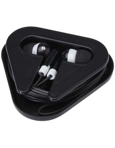 Auricolari con astuccio in plastica riciclata Rebel