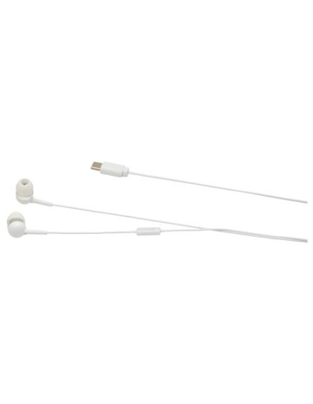 Cuffie tipo C cablate con astuccio in plastica riciclata Baekdu Cuffie tipo C cablate con astuccio in plastica riciclata Baekdu