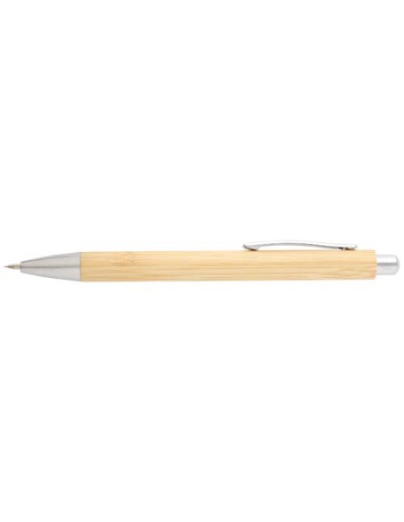 Set di penna a sfera e portamina in bambù Oblys (inchiostro nero)