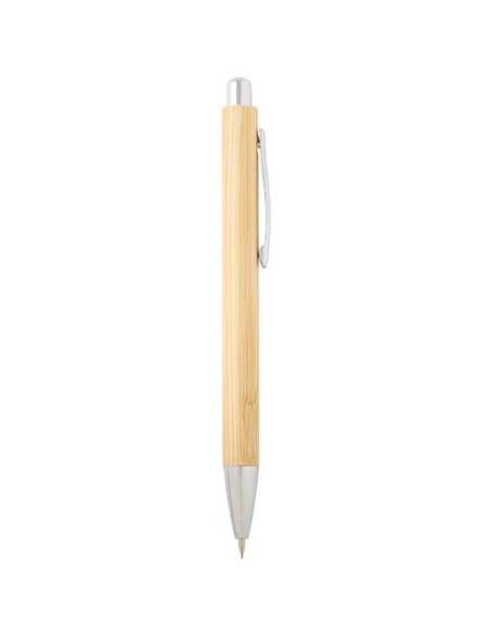 Set di penna a sfera e portamina in bambù Oblys (inchiostro nero)