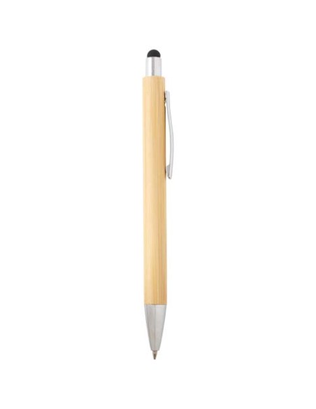 Set di penna a sfera e portamina in bambù Oblys (inchiostro nero)