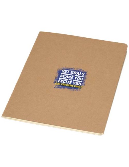 Blocco note taccuino formato A5 in carta kraft con pagine a righe Slyk