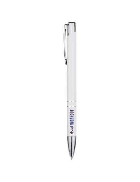 Penna a sfera in alluminio riciclato Moneta (inchiostro blu)
