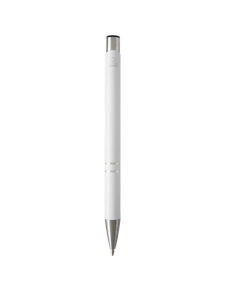 Penna a sfera in alluminio riciclato Moneta (inchiostro blu)