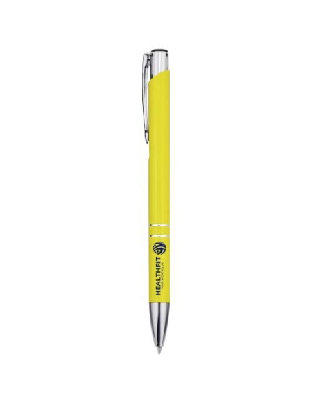 Penna a sfera in alluminio riciclato Moneta (inchiostro blu)