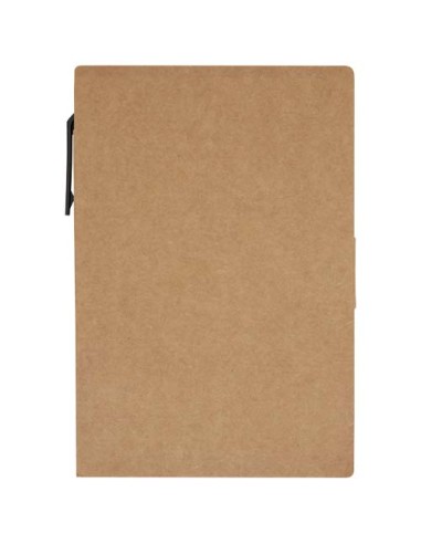 Blocchetto con foglietti adesivi e penna a sfera Swift (inchiostro nero)