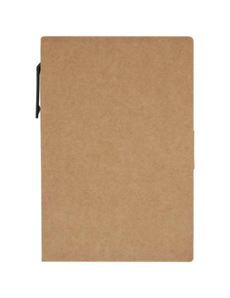 Blocchetto con foglietti adesivi e penna a sfera Swift (inchiostro nero)