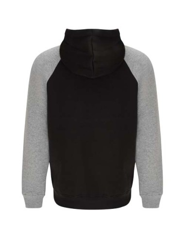 Felpa con cappuccio unisex bicolore Badet