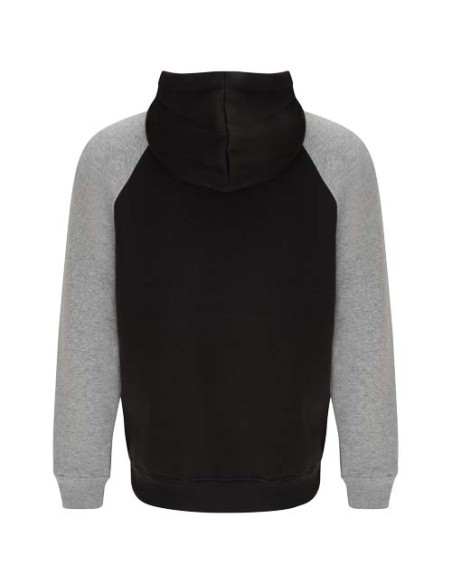 Felpa con cappuccio unisex bicolore Badet