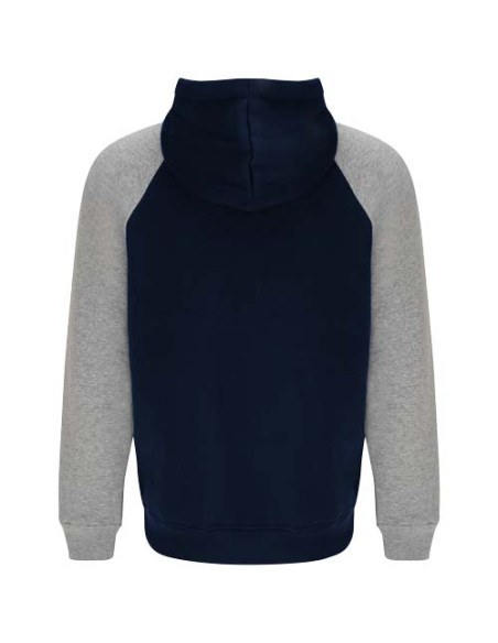 Felpa con cappuccio unisex bicolore Badet