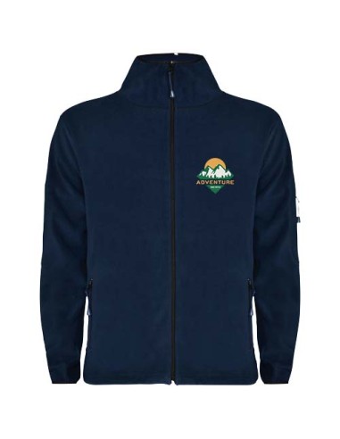 Giacca in pile da uomo con cerniera intera Luciane