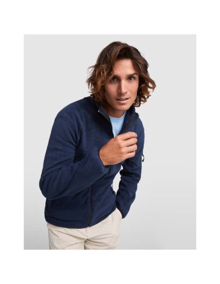 Giacca in pile da uomo con cerniera intera Luciane